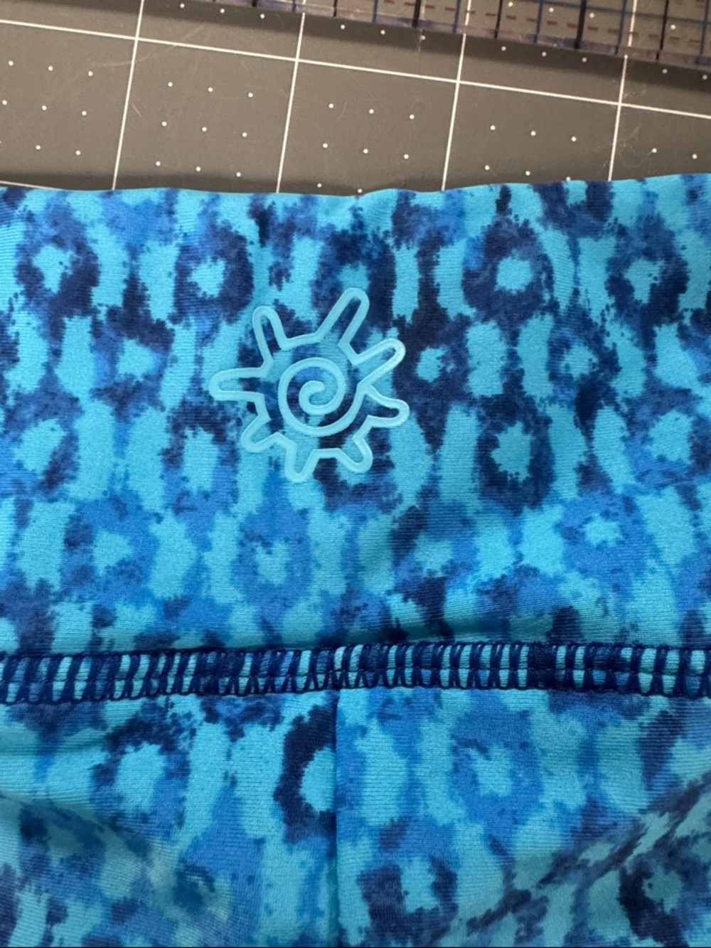 UV Skinz Blue Animal-Print Swim Shorts - Picture 5 of 9